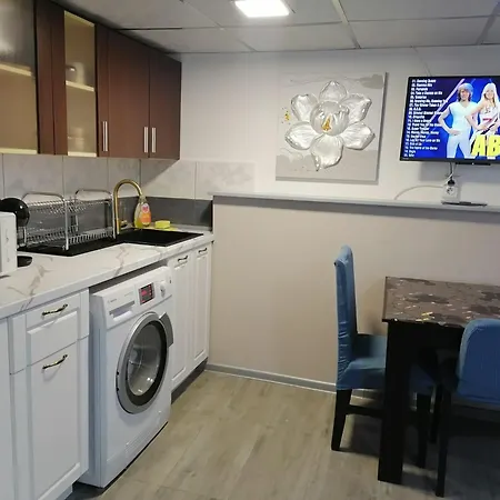 апартамемт 3 места с кухня с дворче Apartament *